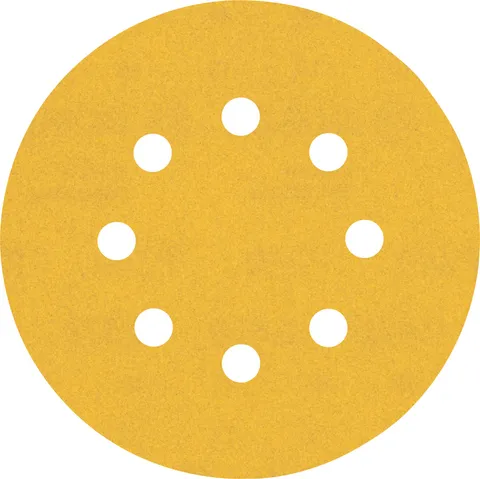Bosch Professional 50x Carte Abrasive Expert C470 con 8 Fori per Legno Duro, Vernice su