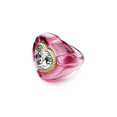 Swarovski Dulcis Anello Cocktail, Gioiello Versatile per Occasioni Speciali con Pavé di
