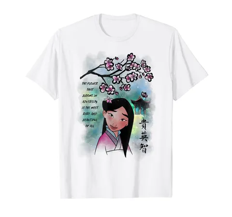Disney Mulan Water Color Maglietta