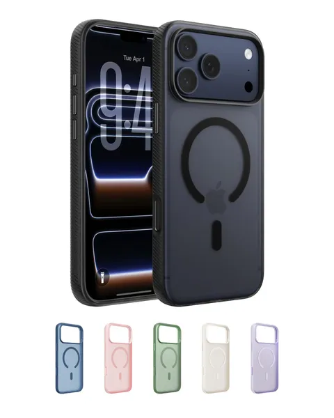 Belkin SheerForce Grip Cover per iPhone 17 Pro Max Compatibile con MagSafe, Design