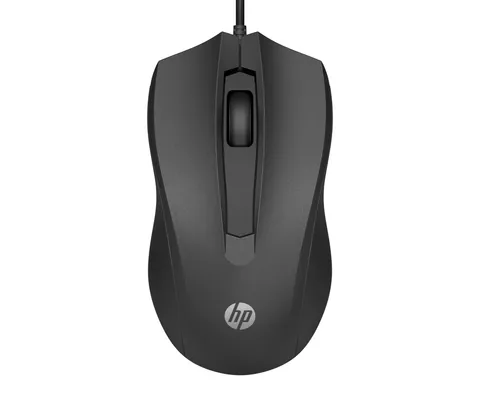 HP Mouse Cablato 100 1600 DPI Ergonomico