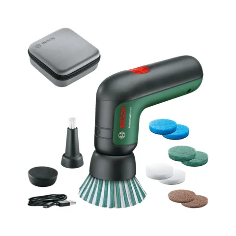 Bosch - Set di spazzole elettriche universali per la pulizia del bagno, piastrelle