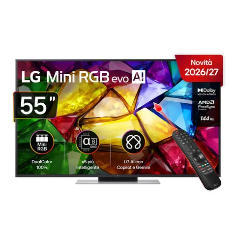 LG Mini RGB 55" 4K Smart TV 2026