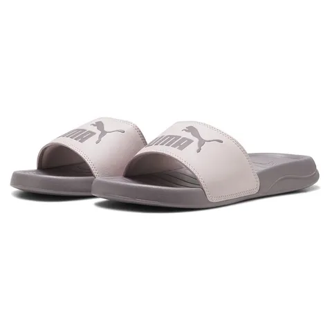 PUMA Sandalo Popcat 20Slide Unisex, Marmellata Di Prugne Nebbia Malva, 43 EU