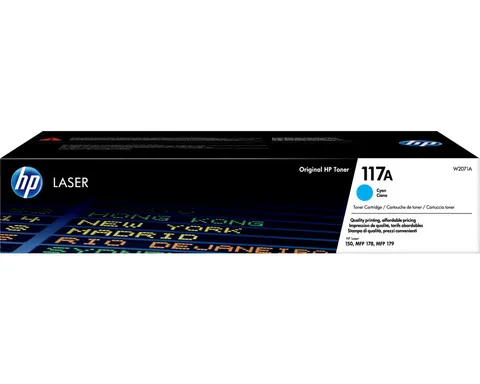 HP 117A W2071A Cartuccia Toner Ciano 700 pagine