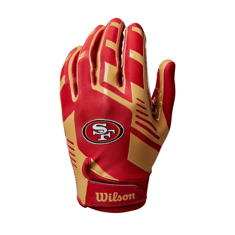 Wilson Guanto da Football AD NFL Stretch Fit, Vestibilità Sicura e Presa Salda, In