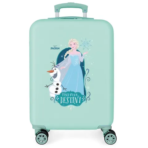 Disney Frozen Nature Is Magical La valigia rigida a 4 ruote per bambini con lucchetto a