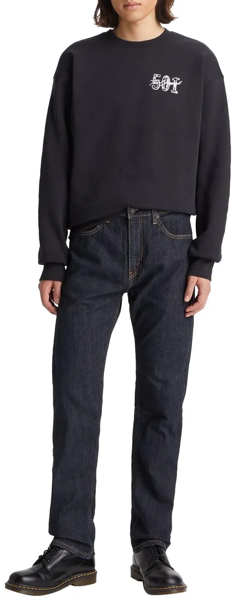 Levi's 505 Regular Fit, Jeans Uomo, Dark Rinse, 33W / 34L