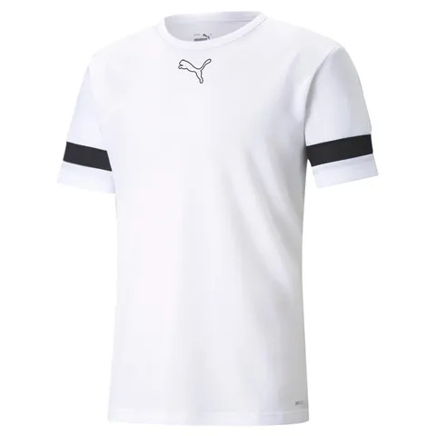 PUMA teamRISE Jersey CE Maglie, White Black White, S Uomo