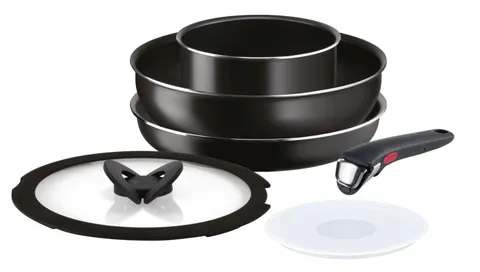 Lagostina Ingenio Essential Plus Set di Pentole e Padelle Antiaderenti in Alluminio per