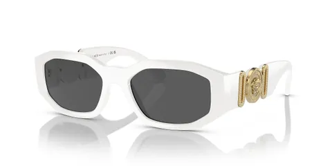 Versace 0VE4361 Occhiali da Sole, Bianco (White), 53 Unisex-Adulto