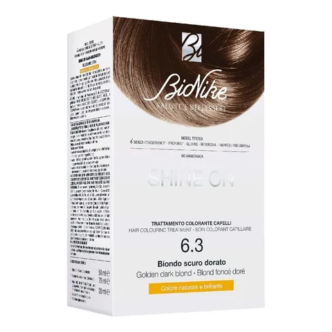 Bionike Shine On - Trattamento Colorante, Kit Tinta per Cute Sensibile Senza Ammoniaca