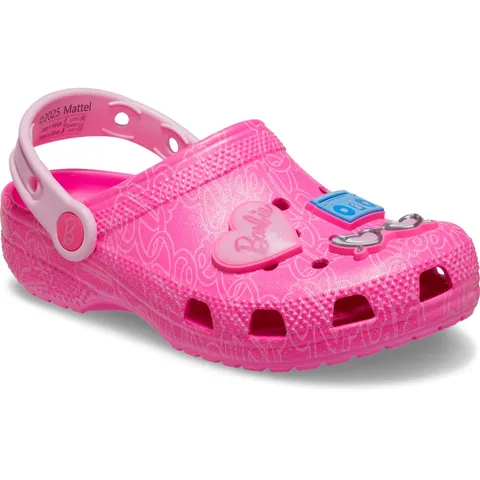 Crocs Mattel Pink Barbie Classic Clog K, Zoccoli Unisex - Bambini e Ragazzi, Multicolore