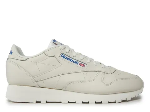 Reebok Classic Leather, Scarpe da Ginnastica Unisex - Adulto, Chalk/Vecblu/Vecred, 42 EU