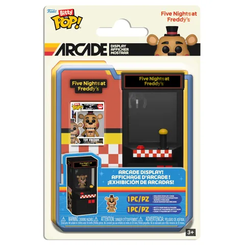 Funko Bitty POP! Arcade: Five Night's at Freddy's (FNAF) - Freddy - Figura in vinile da