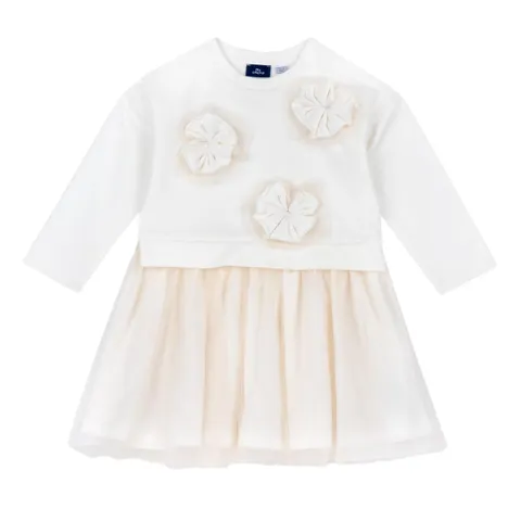 Chicco Vestito Bambine e Ragazze a Maniche Lunghe in Morbido e Caldo Tessuto Felpato FW25 253