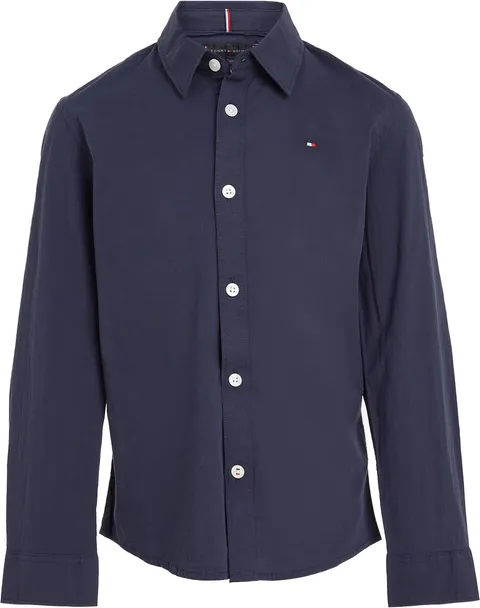 Tommy Hilfiger Bambino Camicia Elasticizzata, Blu (Twilight Navy), 5 Anni