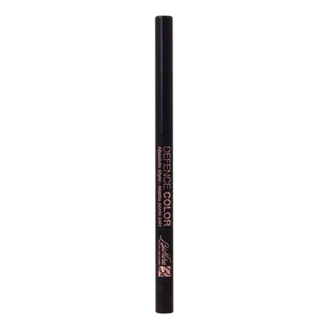 Bionike Defence Color - Absolute Stylo Matita Waterproof Occhi Nera Automatica, Long