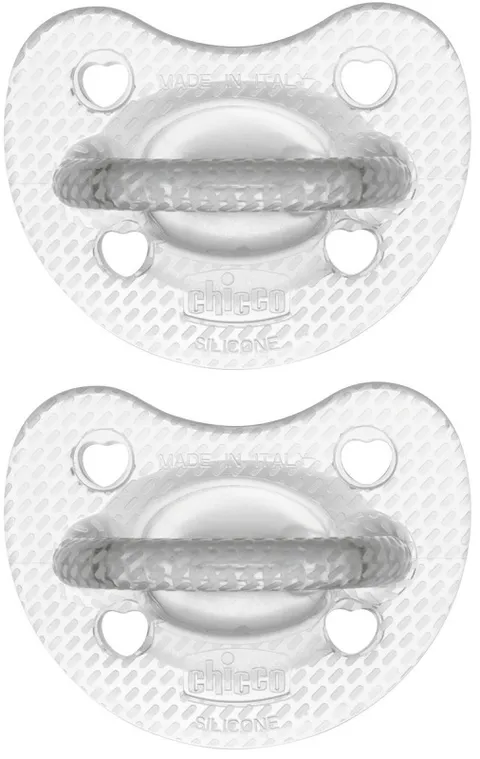 Chicco PhysioForma Gommotto Luxe, Ciuccio in Silicone 6-16 Mesi, Gommotto Morbido e