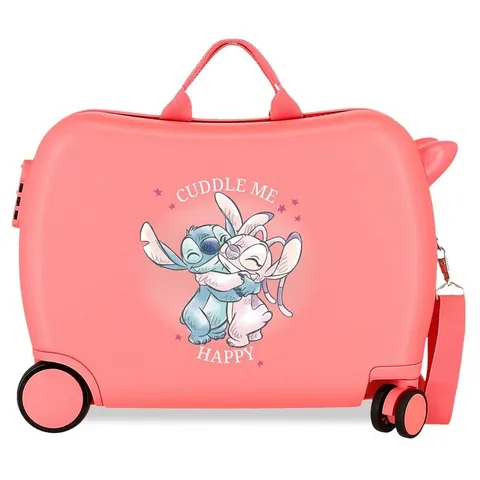 Disney Joumma Stitch Cuddle Me Valigia da Cabina Rosa 33 x 50 x 20 cm Rigido 2 kg