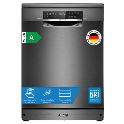Bosch SMS6ECC12E Serie 6, Lavastoviglie da libera installazione, Home Connect, Extra
