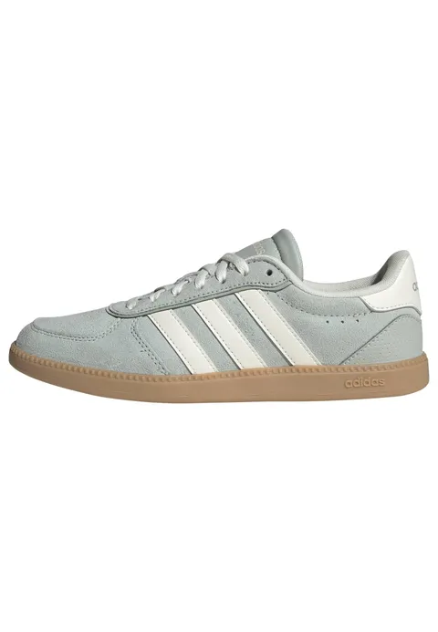 adidas Donna Breaknet Sleek Shoes, Wonder Silver/off White/Gum 3, 39 1/3 EU