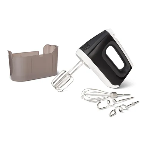 Amazon Basics Mixer manuale elettrico, 6 velocità e funzione turbo, custodia a scatto
