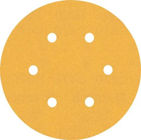 Bosch Professional 50x Carte Abrasive Expert C470 con 6 Fori per Legno Duro, Vernice su