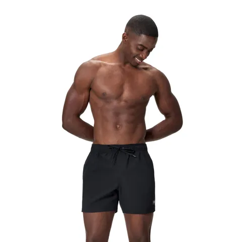 Speedo Classic Logo Volley 16" Costume a Pantaloncino per Uomo, Nero, L