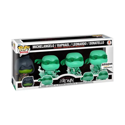 Funko Pop! Comics: Teenage Mutant Ninja Turtles - Brothers 4PK - TMNT Comics- Esclusiva