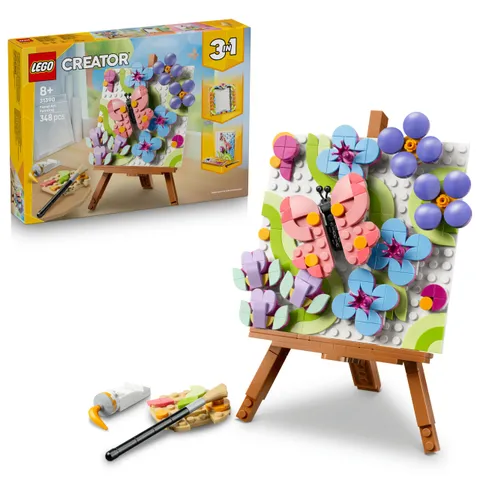 LEGO Creator 3 in 1 Dipinto Floreale Decorativo Giocattolo - Kit Modellismo 3D