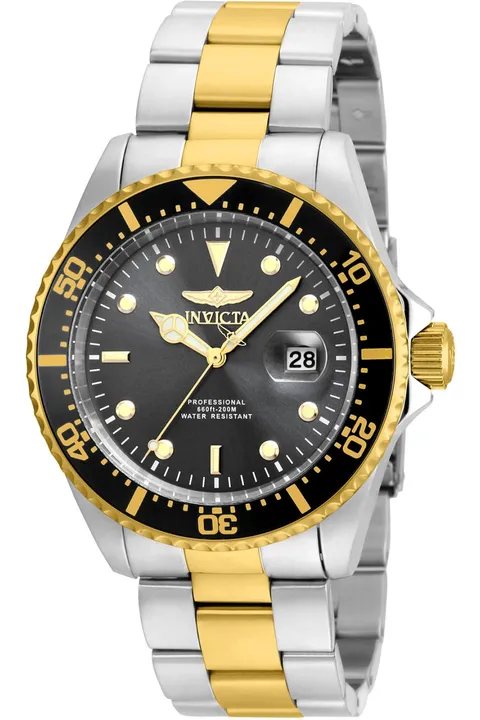 Invicta Pro Diver - Orologio da uomo in acciaio inossidabile con movimento al quarzo - 43