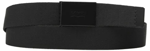 Levi's Tonal Batwing Web Belt, Cintura Uomo, Nero (Regular Black), Taglia unica