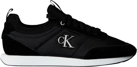 Calvin Klein Retro Runner Sock Laceup Mix Mat Ym0Ym01414, Basso Top Uomo, Black (CK Black), 42 EU