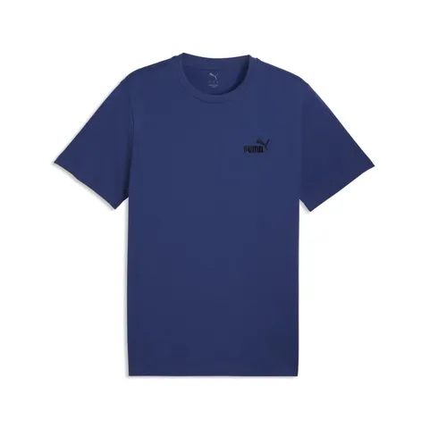 PUMA T-Shirt Essentials con Logo Piccolo N. 1 da Uomo 3XL, Blue Jewel