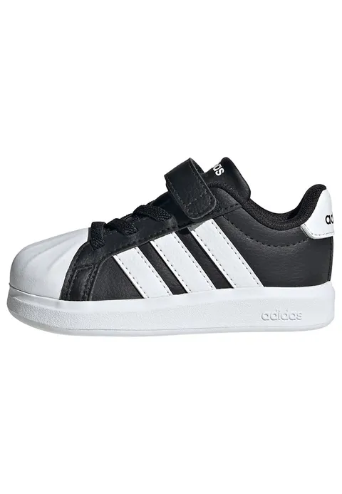 adidas Unisex - Bimbi 0-24 Streettalk Infants Shoes, Core Black/Ftwr White/Ftwr White, 26