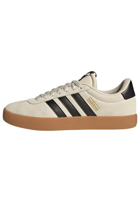 adidas Uomo VL Court 3.0 Shoes, Alumina/Core Black/Gold Metallic, 38 2/3 EU