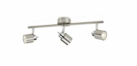 Philips Meranti Lampada con 3 Faretti in Metallo Cromato