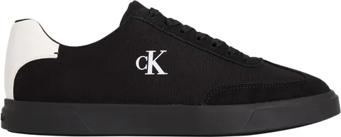 Calvin Klein Uomo Sneakers con Suola Preformata Low Prof Cupsole CV Profilo Basso, Nero (Black/Bright White), 47