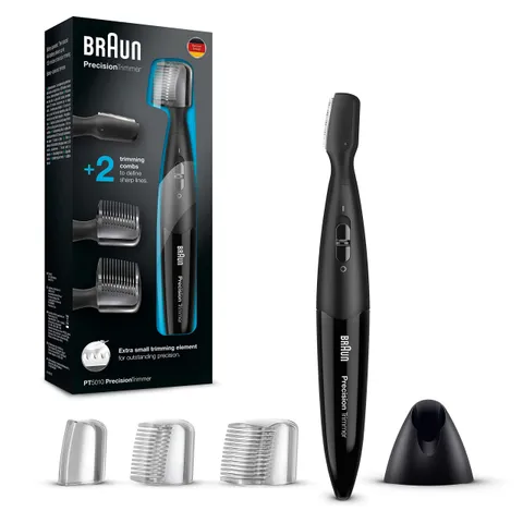 Braun Precision Trimmer, Rifinitore Barba, 2 Pettini inclusi, per una Rasatura Flessibile