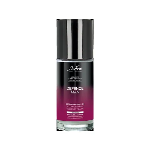 Bionike Defence Man - Dry Touch, Roll-on Deodorante Antitraspirante, Assorbe il Sudore