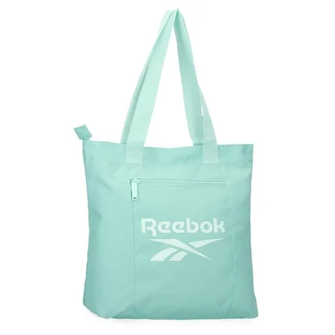 Reebok Ashland Borsa Shopping Verde 31x34x12 cm Poliestere by Joumma Bags, Verde, Taglia