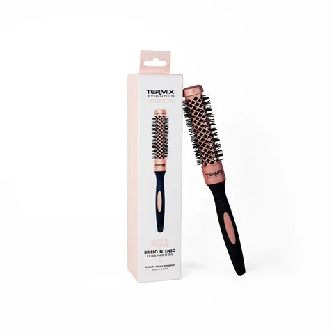 Termix - Spazzola Rotonda Professionale Evolution Gold Rose Ø23 | Asciugatura Rapida e