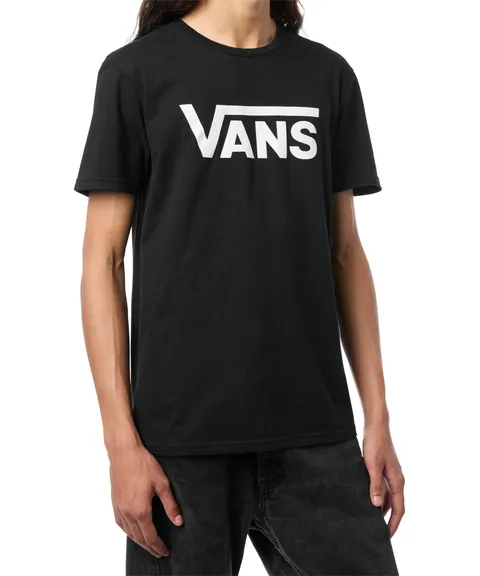 Vans Classic Drop V SS Crew Tee-B, Nero e Bianco, XXL