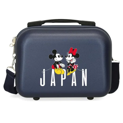 Disney Topolino e Minnie viaggio in Giappone Borsa da toilette Adattabile Blu 29x21x15 cm