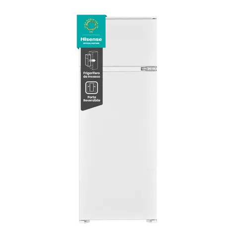 Hisense RI1P205NEWE - Doppia porta altezza 145cm, classe E, Statico, cavità 205lt, 1