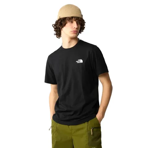 THE North FACE NF0A87NGJK3 M S/S Simple Dome Tee T-Shirt Uomo TNF Black Taglia XL