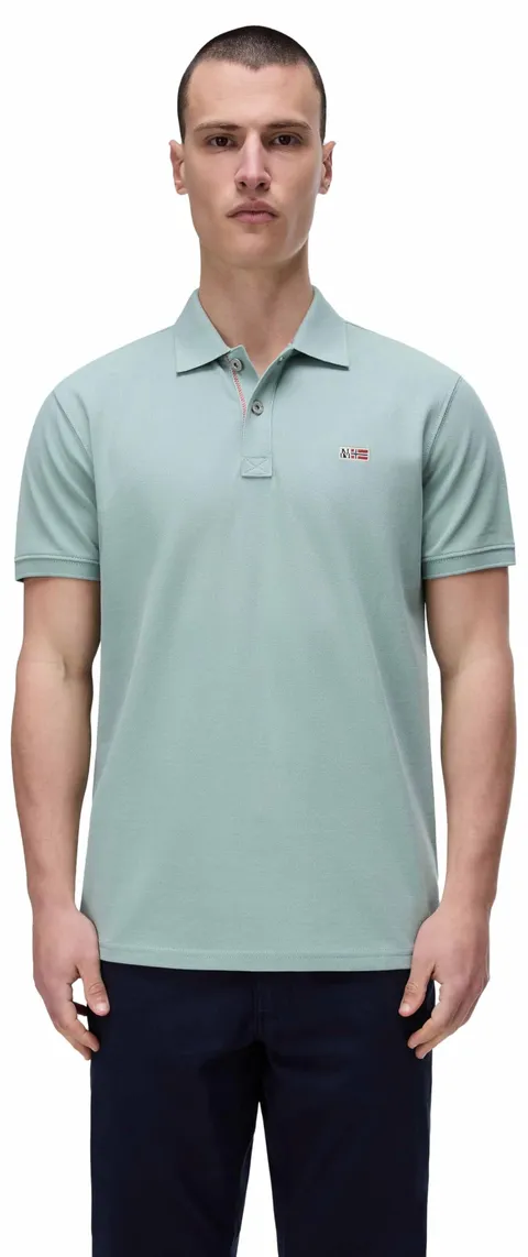 Napapijri Eruggy Polo Manica Corta Verde