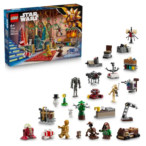 LEGO Star Wars Calendario dell'Avvento 2025 per Bambini da 6 Anni in su - Giocattolo per