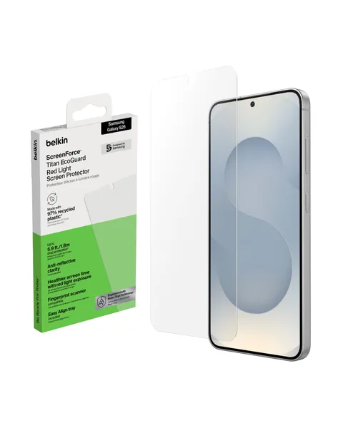 Belkin ScreenForce Titan EcoGuard Pellicola Protettiva a Luce Rossa per Samsung Galaxy